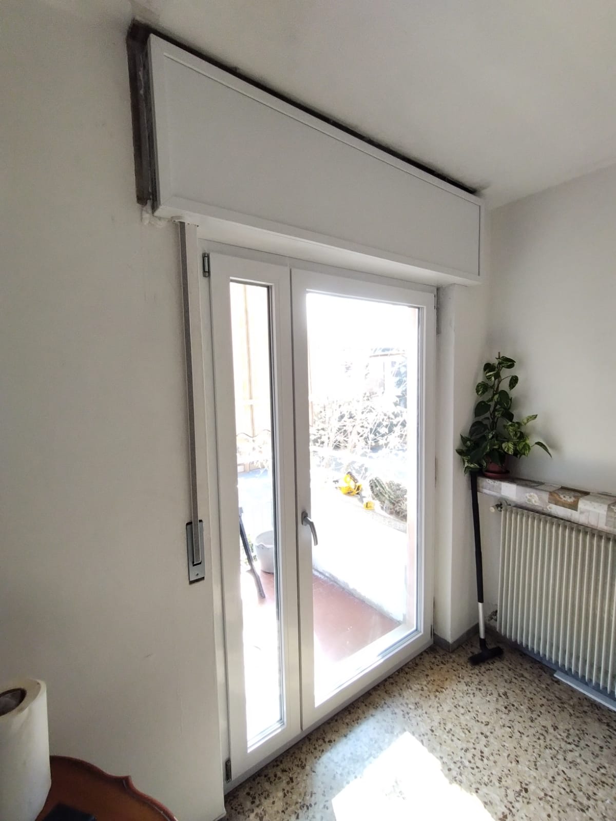 Portafinestra PVC con accesso balcone